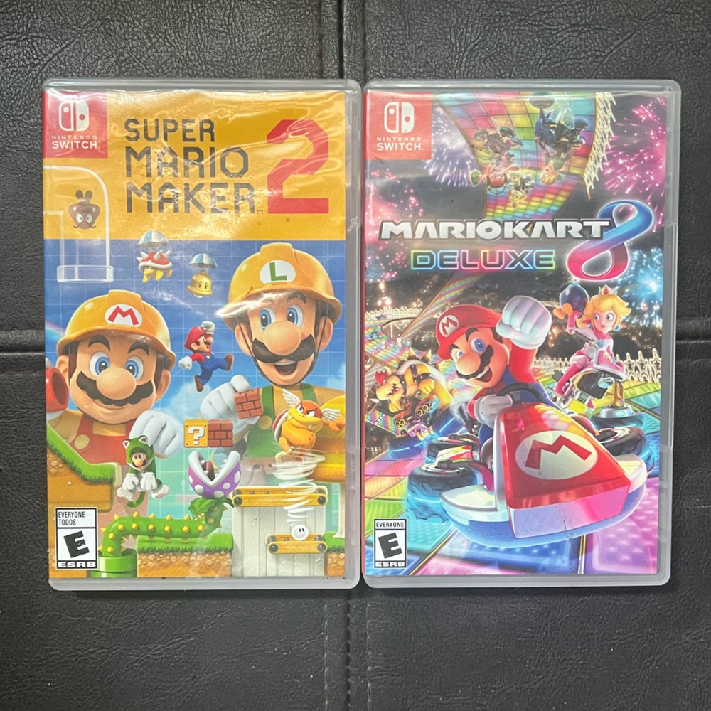 Nintendo Super Mario Maker 2 & Mario Kart 8 Deluxe Set